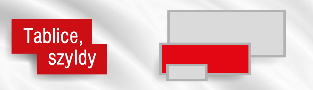 Tablice i szyldy PCV, plexi, alupanel